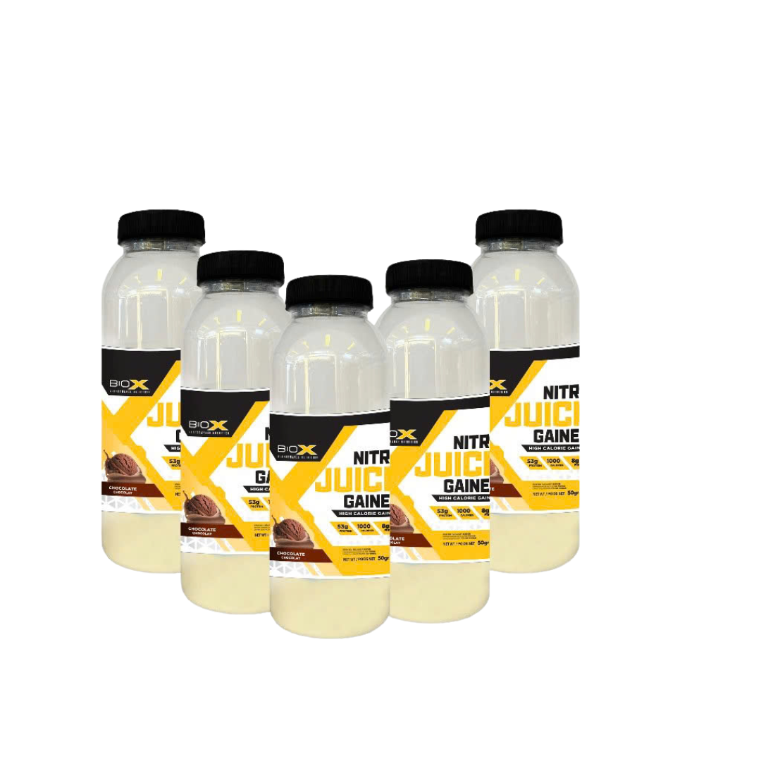 Combo 5 Chai Sample Sữa Tăng Cân Nitro Juice Gainer BioX - Chai 50g