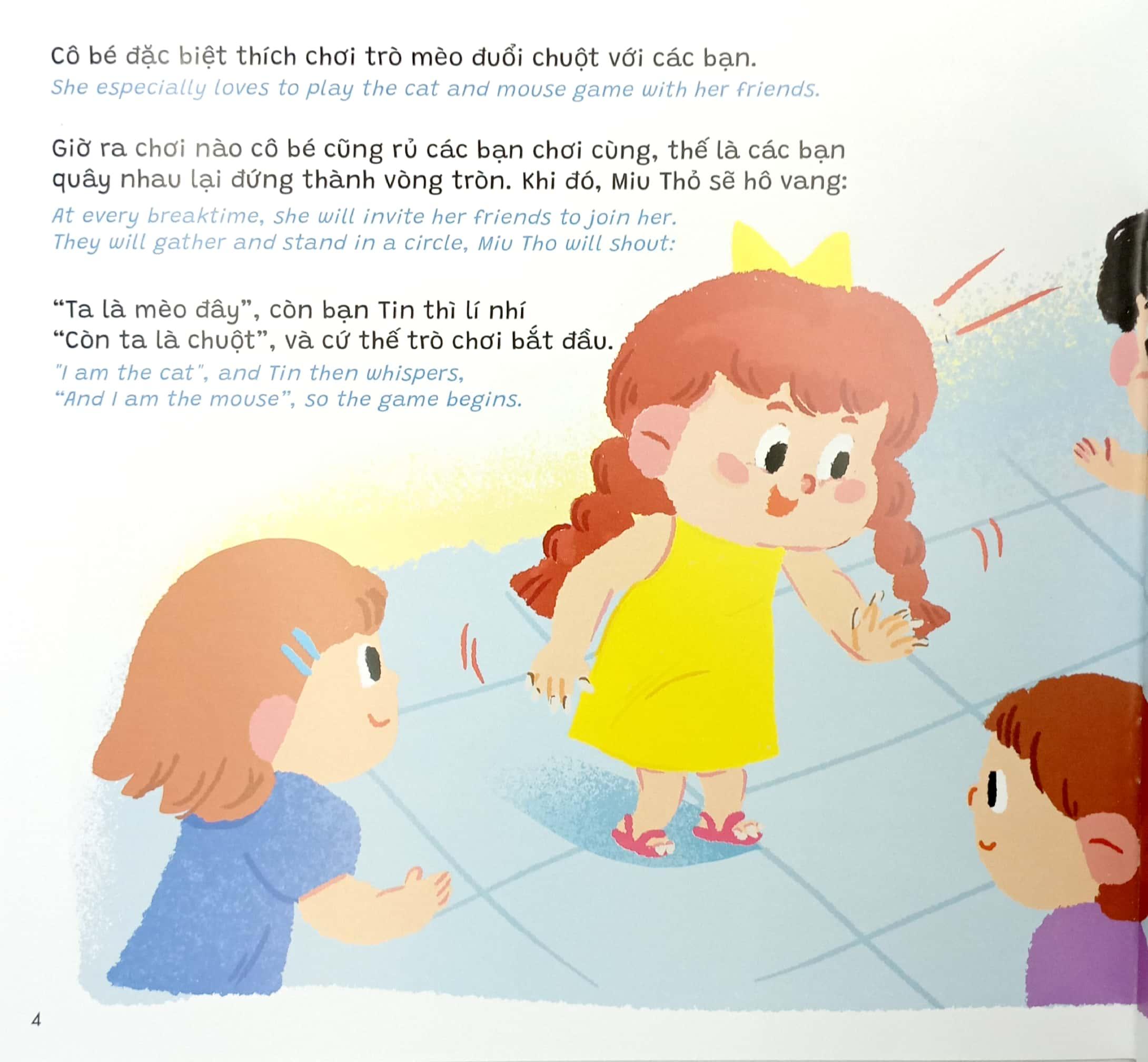 Truyện Kể Cho Miu Hiểu Chuyện - Con Ghét Cắt Móng Chân, Móng Tay (Song Ngữ Việt-Anh)