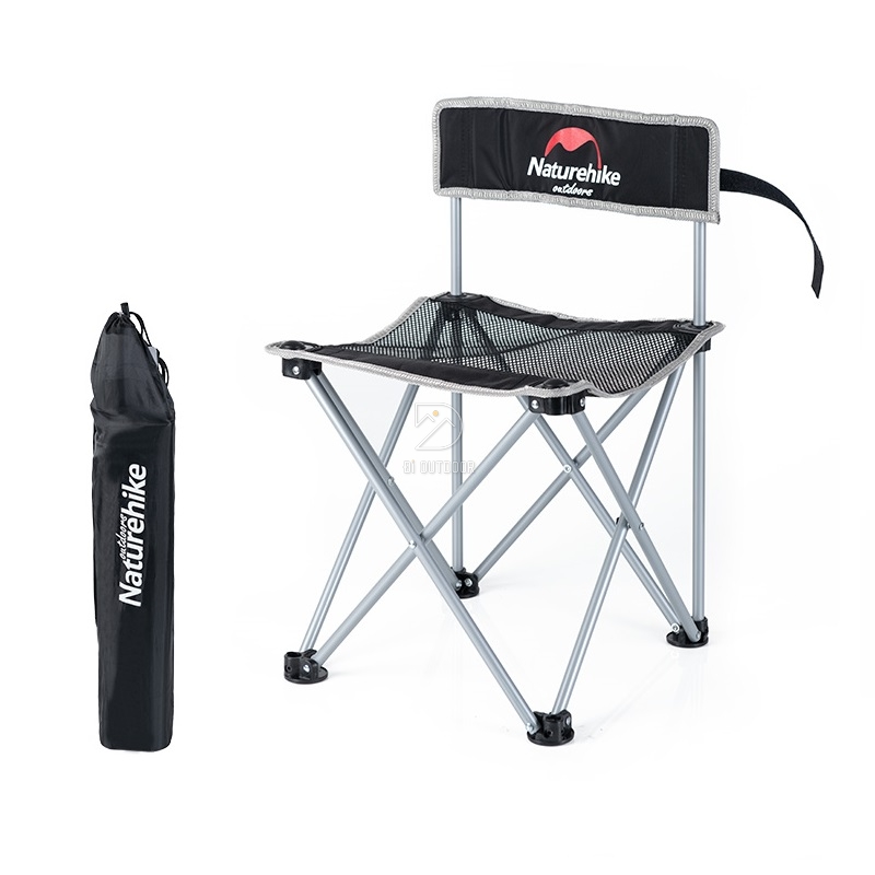 Ghế Xếp Câu Cá Dã Ngoại Naturehike Nh16J001 - J - Đen