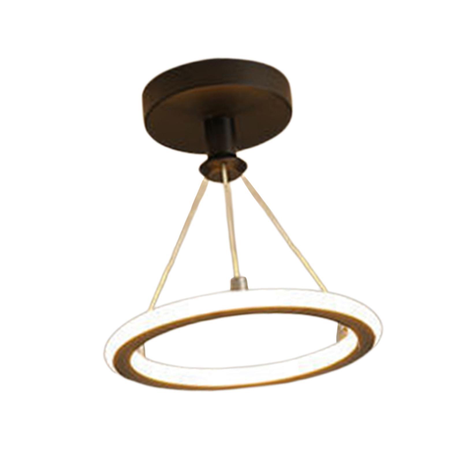 Modern Pendant Light Bar Lamp Room Decor LED Ceiling Lights Hotel Lighting Black