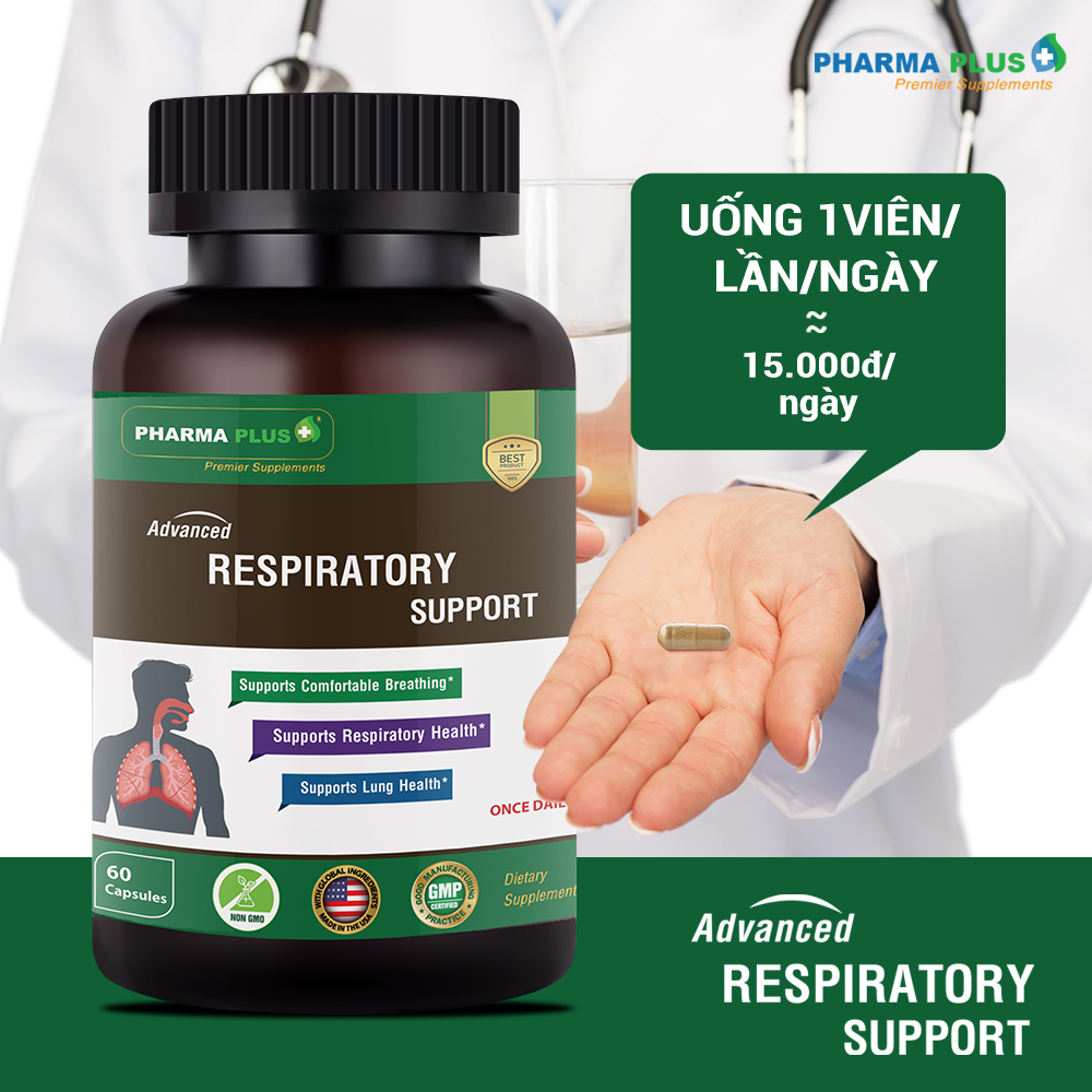 Viên Uống Bổ Phổi, Tăng Cường Sức Khoẻ Hệ Hô Hấp