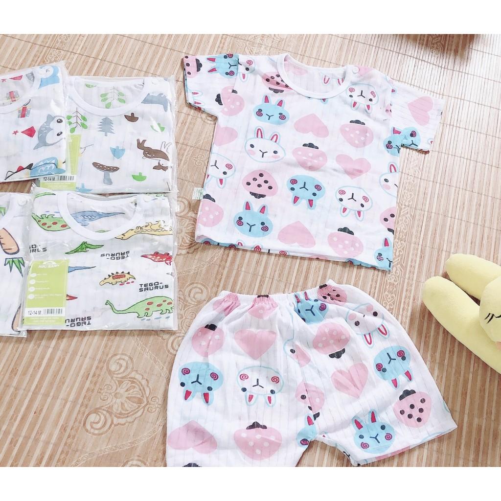 Chất đẹp Sét 10 bộ quần áo cộc tay cao cấp cho bé- chất thấm hút mồ hôi-quần áo cho trẻ sơ sinh