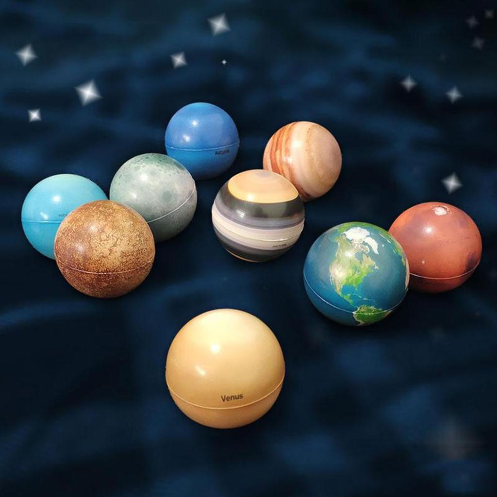 Soft Planet Bouncy Ball Relieve Tension for Kids Universe Elastic Planetary