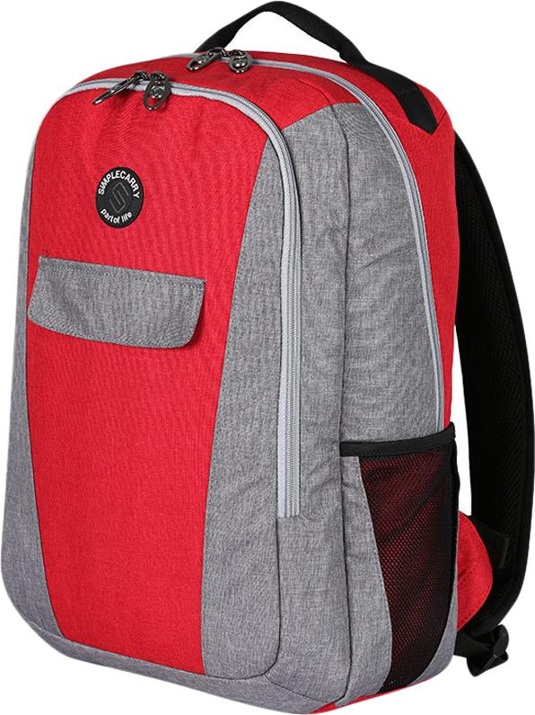 Balo Simplecarry H3 M D.Red/Grey 0211231 (44 x 32 cm) - Đỏ Xám