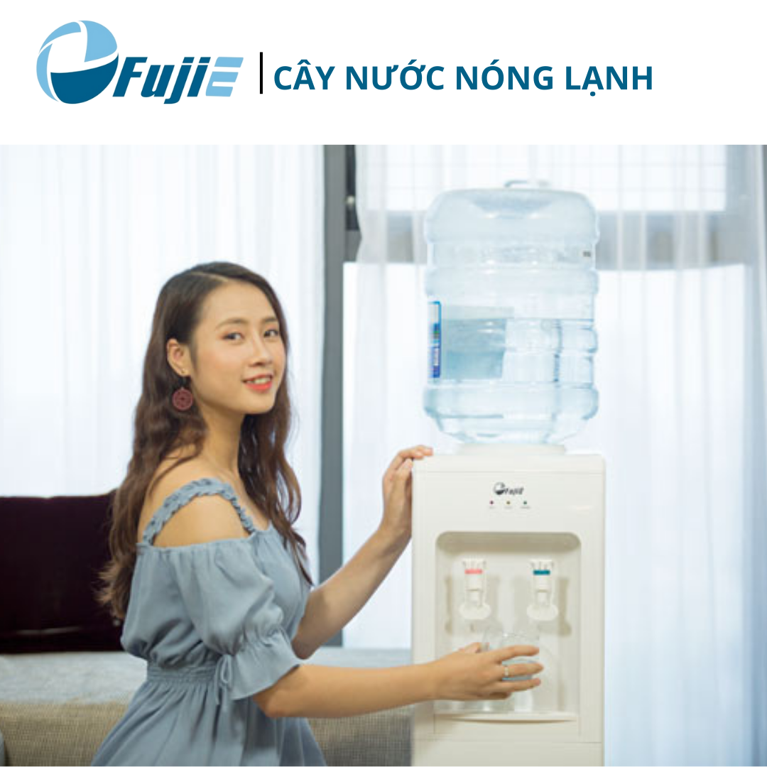 Cây nước nóng lạnh FujiE WD1105E làm lạnh bằng chip điện tử công nghệ Nhật Bản - Hàng chính hãng