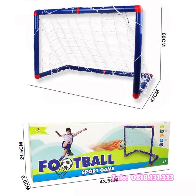 Bộ đồ chơi gôn bóng đá (kích thước 60*47cm) đầy đủ phụ kiện cho bé tập sút bóng