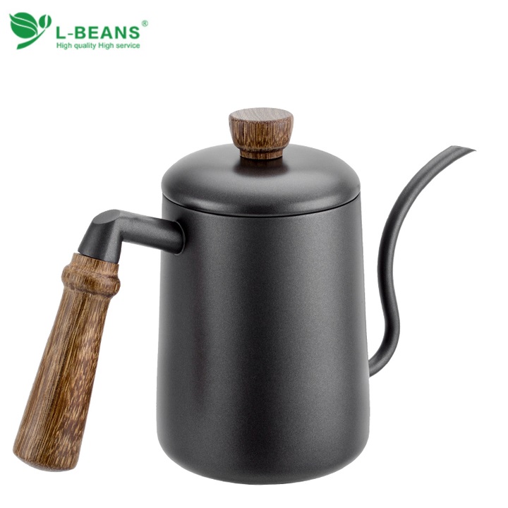 Ấm rót cà phê cổ ngỗng chuyên nghiệp L-Beans SD-600 Inox 304 600ml