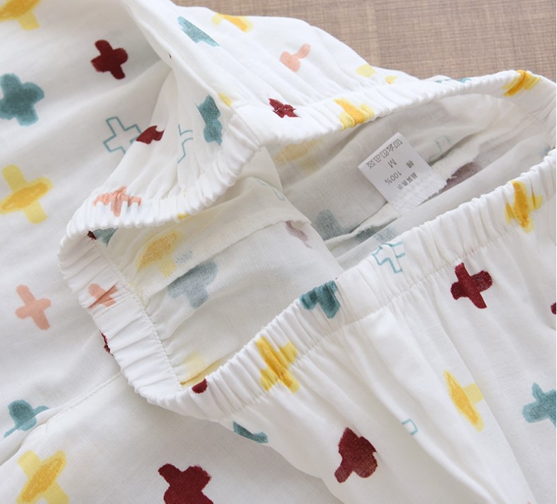 Pijama sau sinh thô đũi, đồ bộ mặc nhà ngắn tay mặc hè cực mát Azuno AZ2990