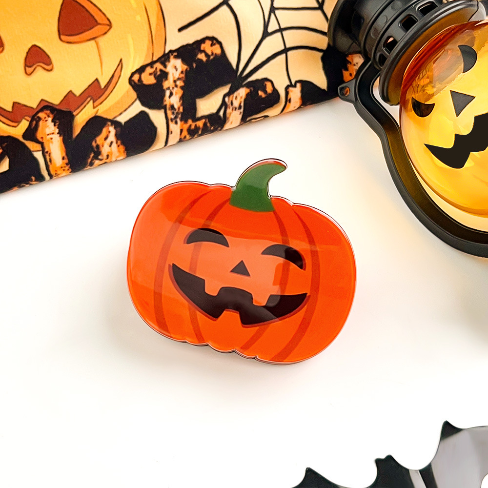 Kẹp tóc Halloween nhiều mẫu, kẹp cua cánh dơi, kẹp ma, bí