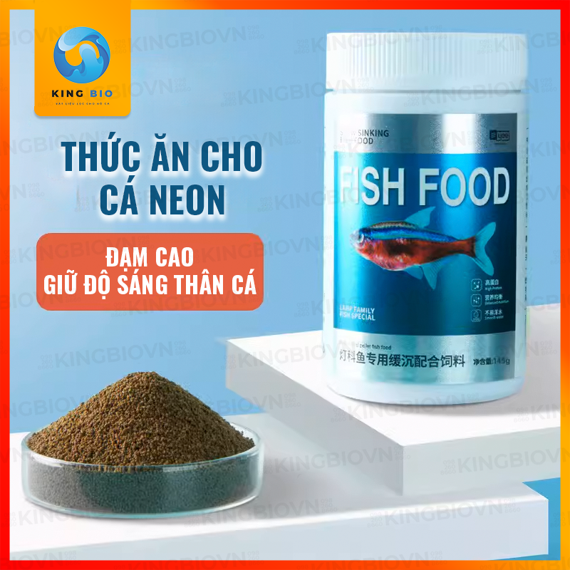 Thức ăn cân bằng dinh dưỡng cho cá Neon và các loại cá nhỏ khác - cám Yee Fish Food (hạt chìm chậm)