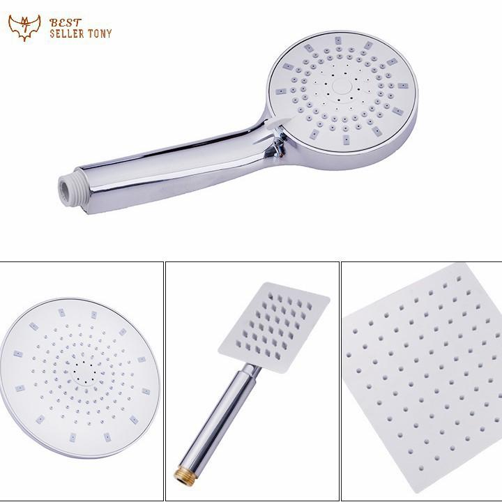 Bộ vòi sen tắm đứng mặt vuông INOX cao cấp - Best Seller Tony