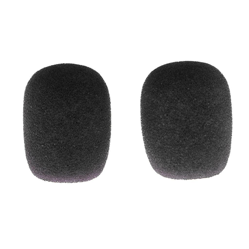 Mini Microphone Sponge Cover Windscreen Pack Of 20pcs - Black Mic Covers
