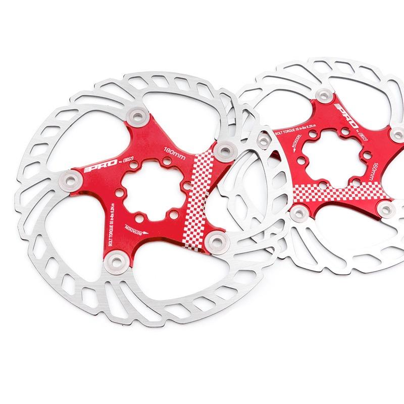 Bicycle Brake Disc Pads Cooling Disc Floating Ice Rotor For MTB Mountain Gravel Road 180mm 160mm Rotor Bicycle Part