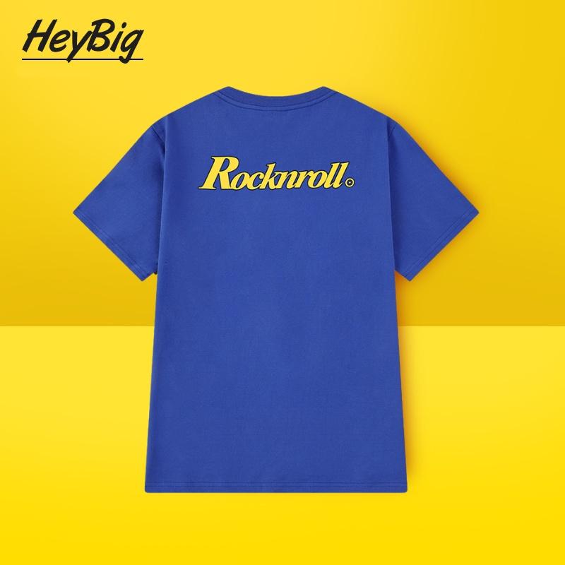 Áo Phông Nelly Heybig Phong Cách Hàn Quốc In Logo Chữ Cái Thiết Kế Thích Hợp Ngắn Tay Oversize Nam Nữ Mùa Hè
