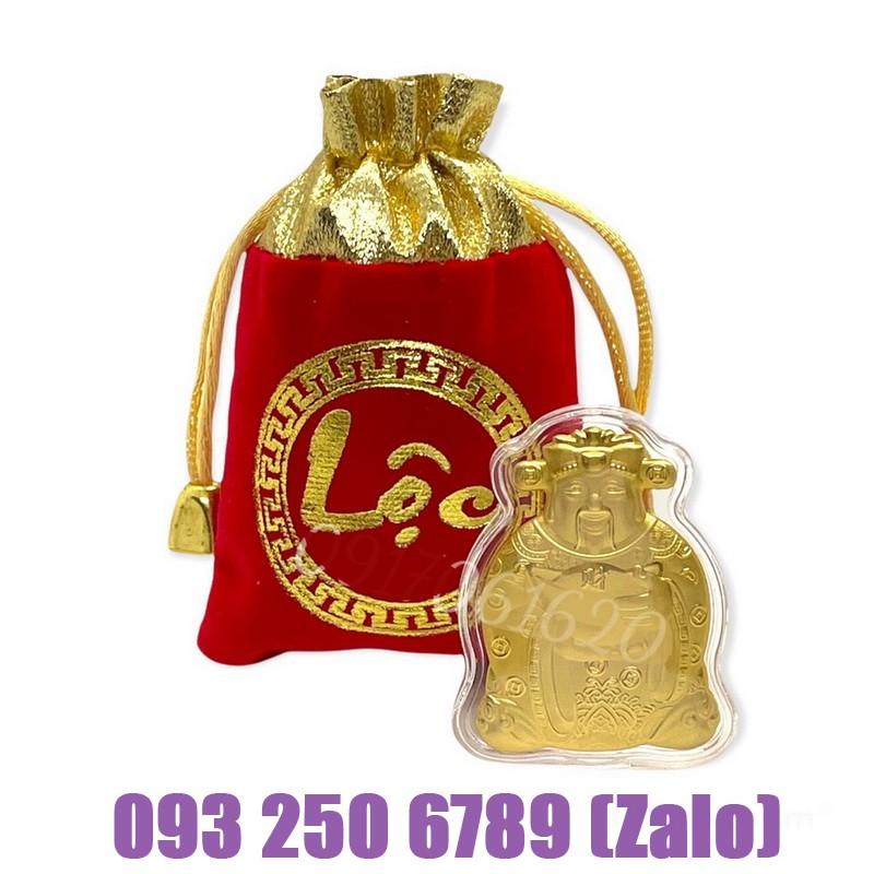 Ông Thần Tài Cho Ngày Vía Thần Tài , tặng kèm túi nhung đỏ chữ LỘC