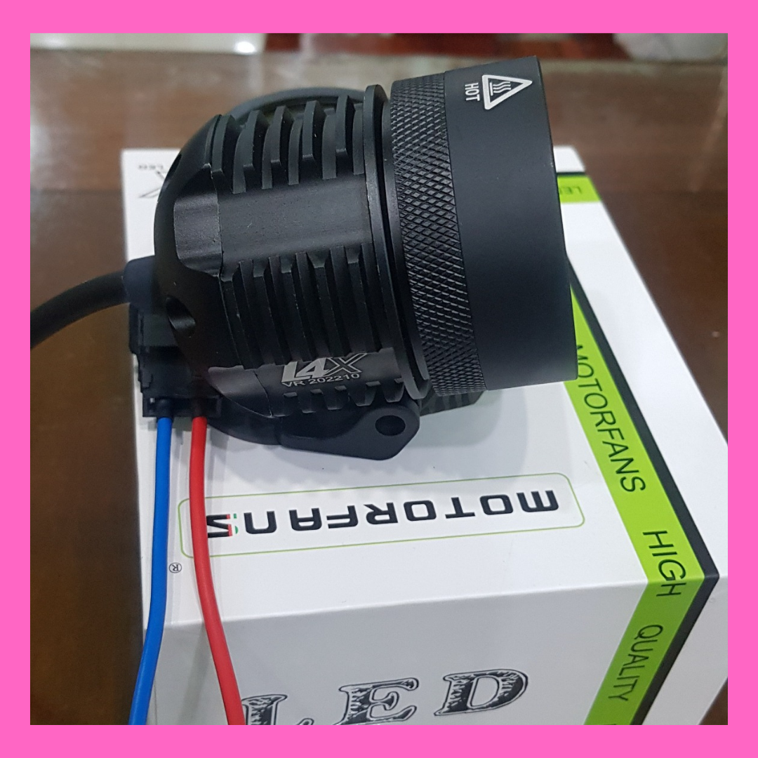 Đèn Trợ sáng L4X chip SST 20 chống nước, tặng lens vàng, công tắc passing