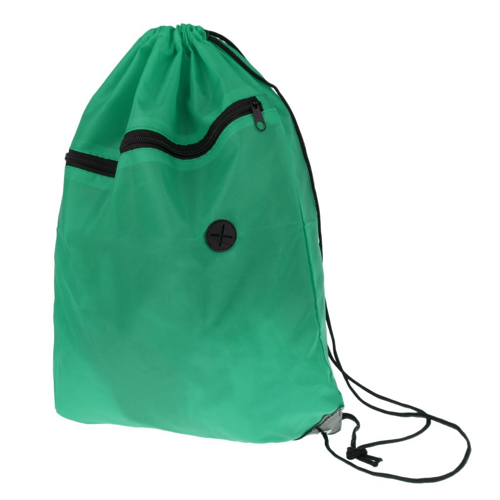 Drawstring Backpack Storage Bag Day Pack Sack for Gym Sport Travel Camping