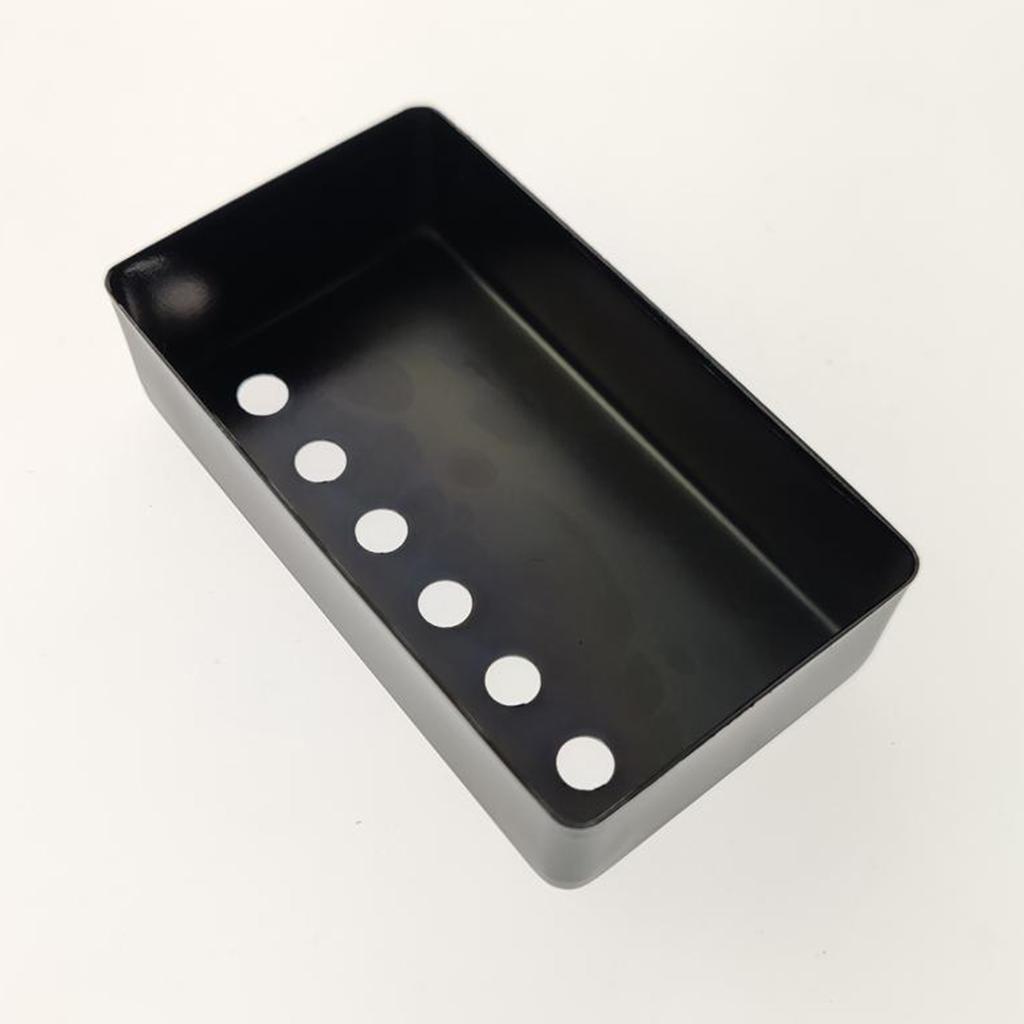 Metal Copper Humbucker Electric Guitar Bridge Pickup Cover Covers Black