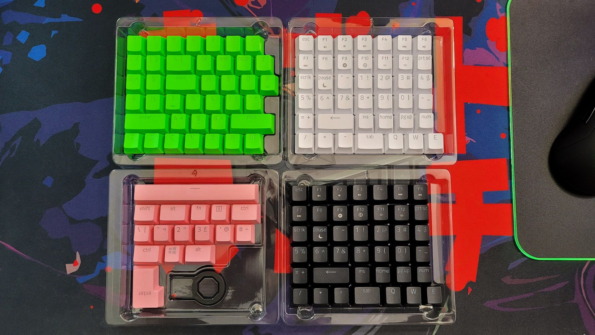 Bộ phím bấm Razer PBT Keycap Upgrade Set (Mới, hàng chính hãng)