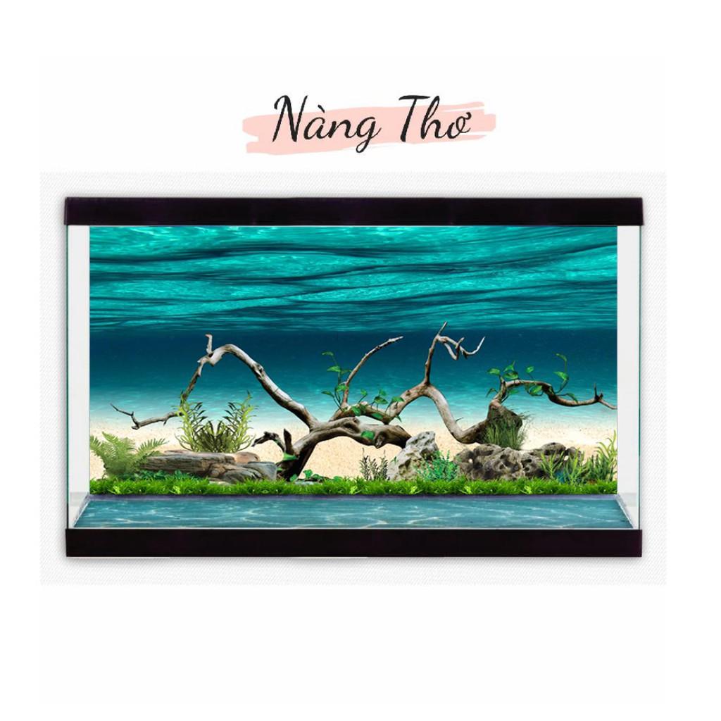 DECAL HỒ CÁ CÂY THUỶ SINH 3D_DECAL VIP