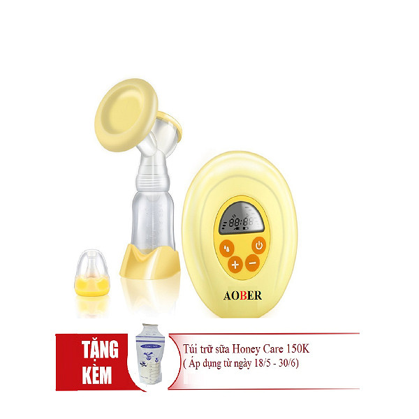 Máy hút sữa AOBER tặng kèm túi trữ sữa Honey Care