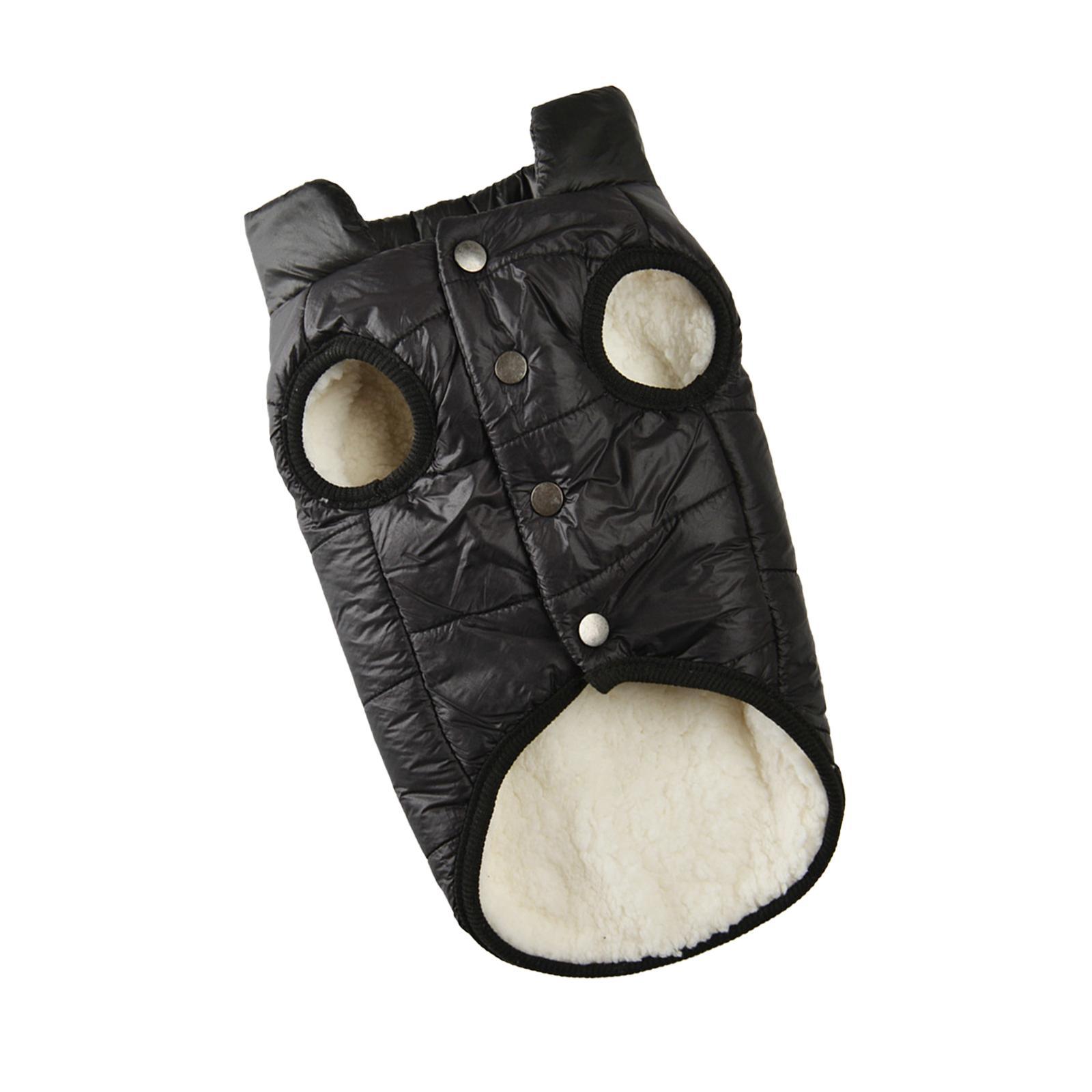 Dog Warm Winter Sweater Coat, Fleece Lined Warm Dog Jacket Cold Coat Small Dogs Warm Garment Winter Sweatshirt Apparel