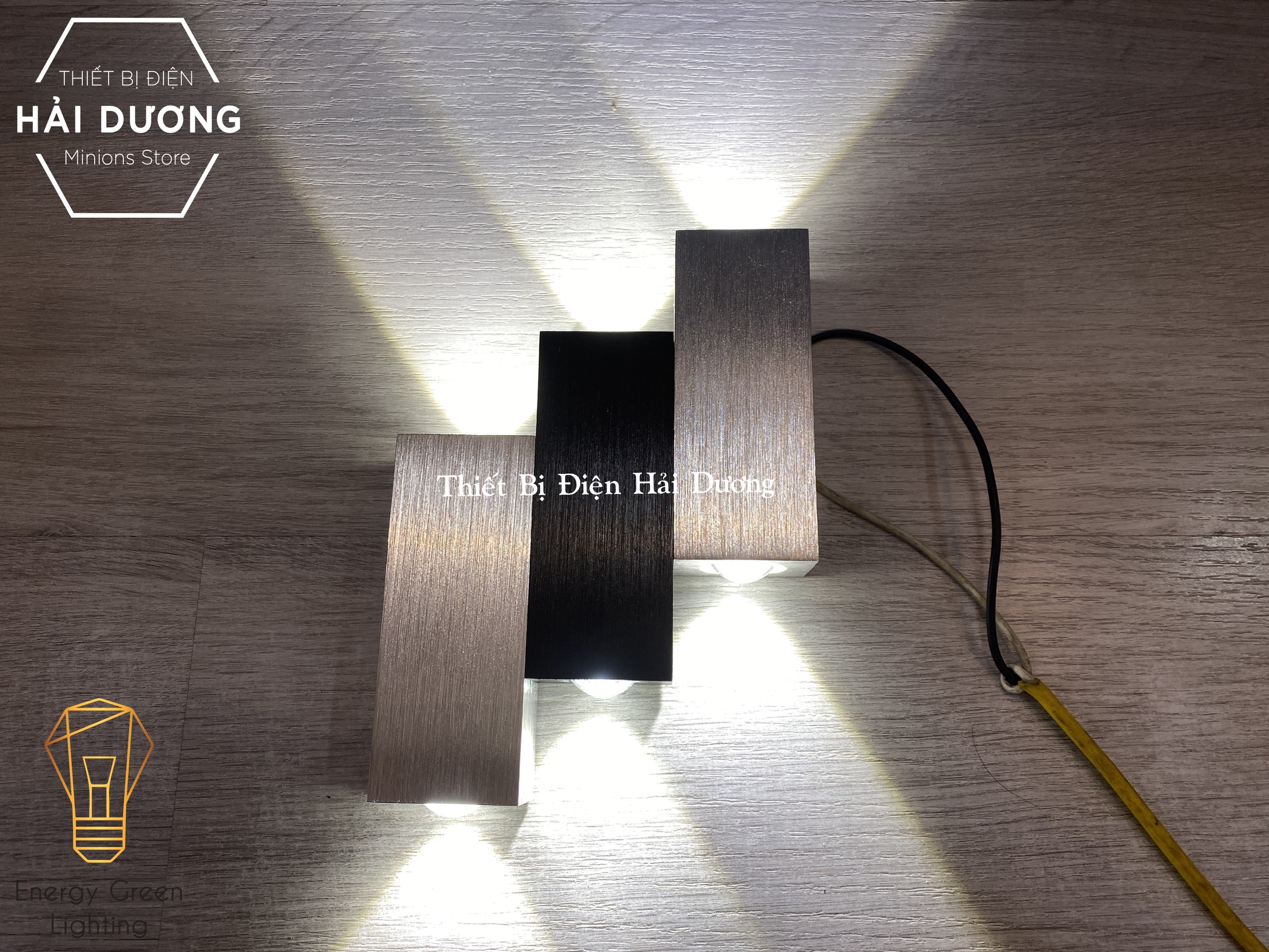 Đèn Tường Decor Bắc Âu Phong Cách Bậc Thang Hình Chữ Nhật DT-123 - Led Siêu Sáng