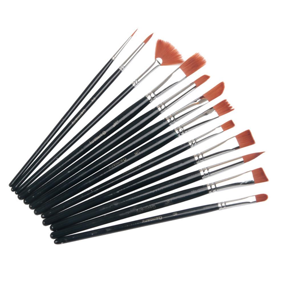 Bộ Cọ Sơn Đa Năng Cho Men Acrylic Sợi Nylon