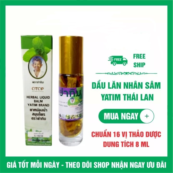 Dầu lăn Yatim 16 vị