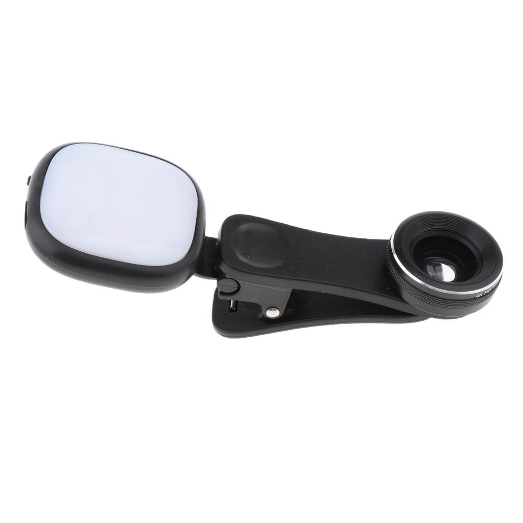 Selfie Ring Light Fill Light with Wide Angle and Macro Lens Kit