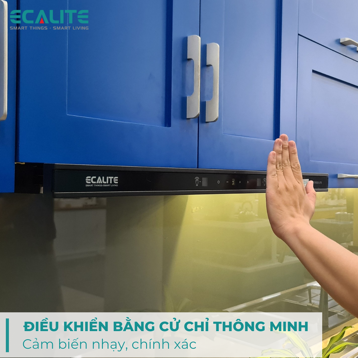 Máy hút mùi âm tủ Ecalite EH-ATS7023 LITE - Công suất 750 m3/h - Hàng Chính Hãng