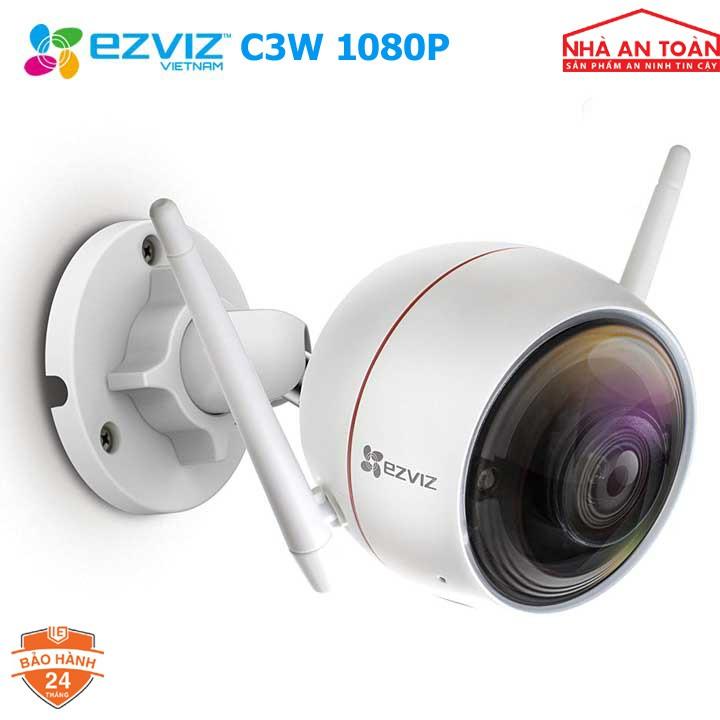 Camera ip Wifi ngoài trời 2MP EZVIZ C3W Husky Air 1080P - tích hợp đèn còi báo động - Hàng Chính Hãng