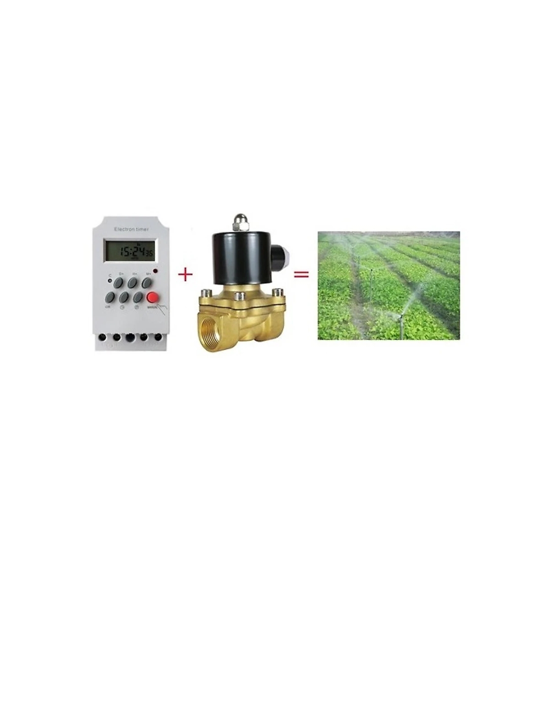 Bộ tưới cây tự động Van điện từ pi 21+ hẹn giờ KG316T