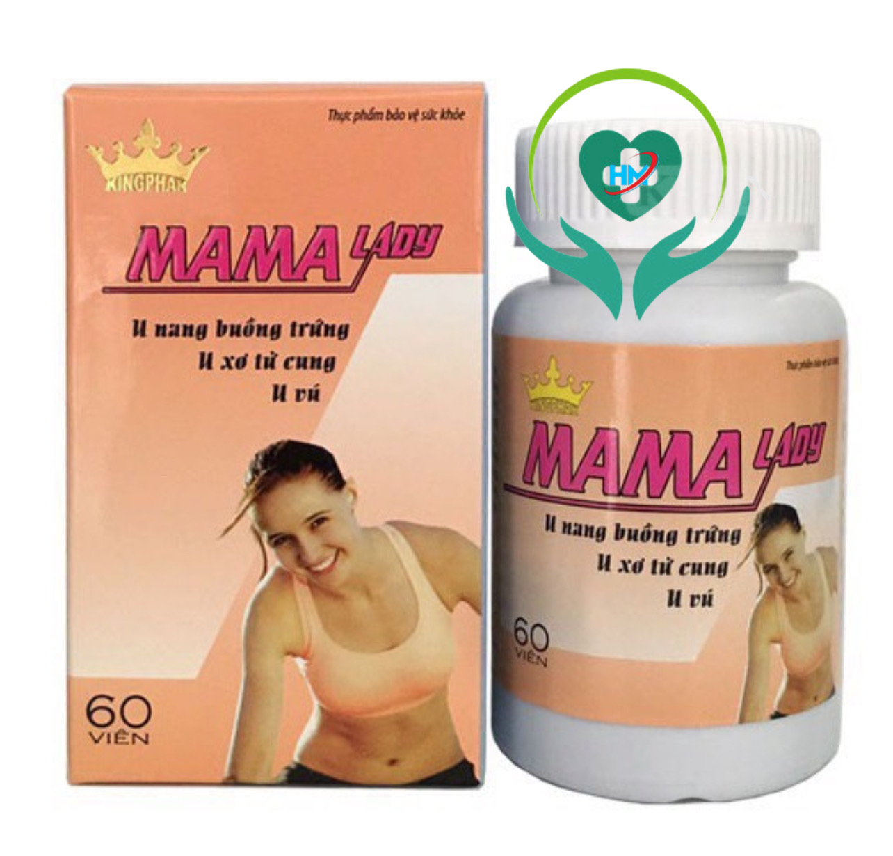 ￼MAMA LADY Kingphar 60v , Giúp Điều Hòa Khí Huyết, Tăng Cường Miễn Dịch Của Cơ Thể hỗ trợ giảm u xơ tử cung, u xơ buồng trứng