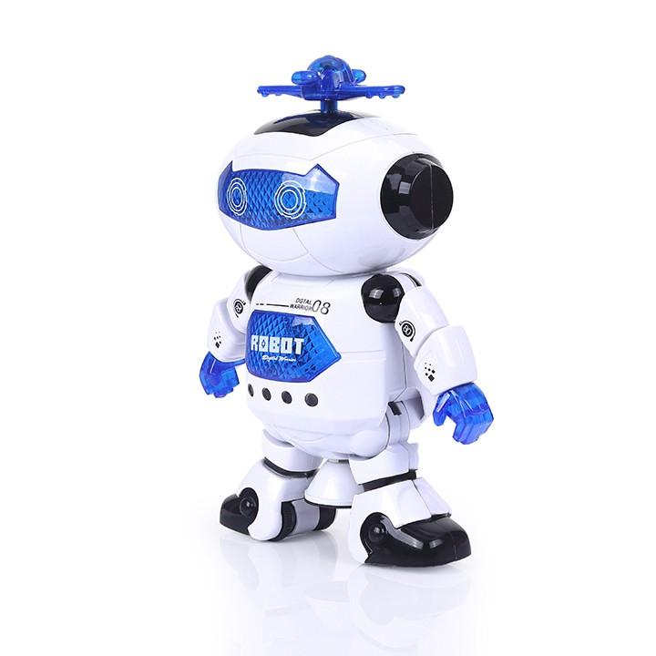 Đồ Chơi Robot Thông Minh Biết Nhảy Và Phát Nhạc Xoay 360Độ