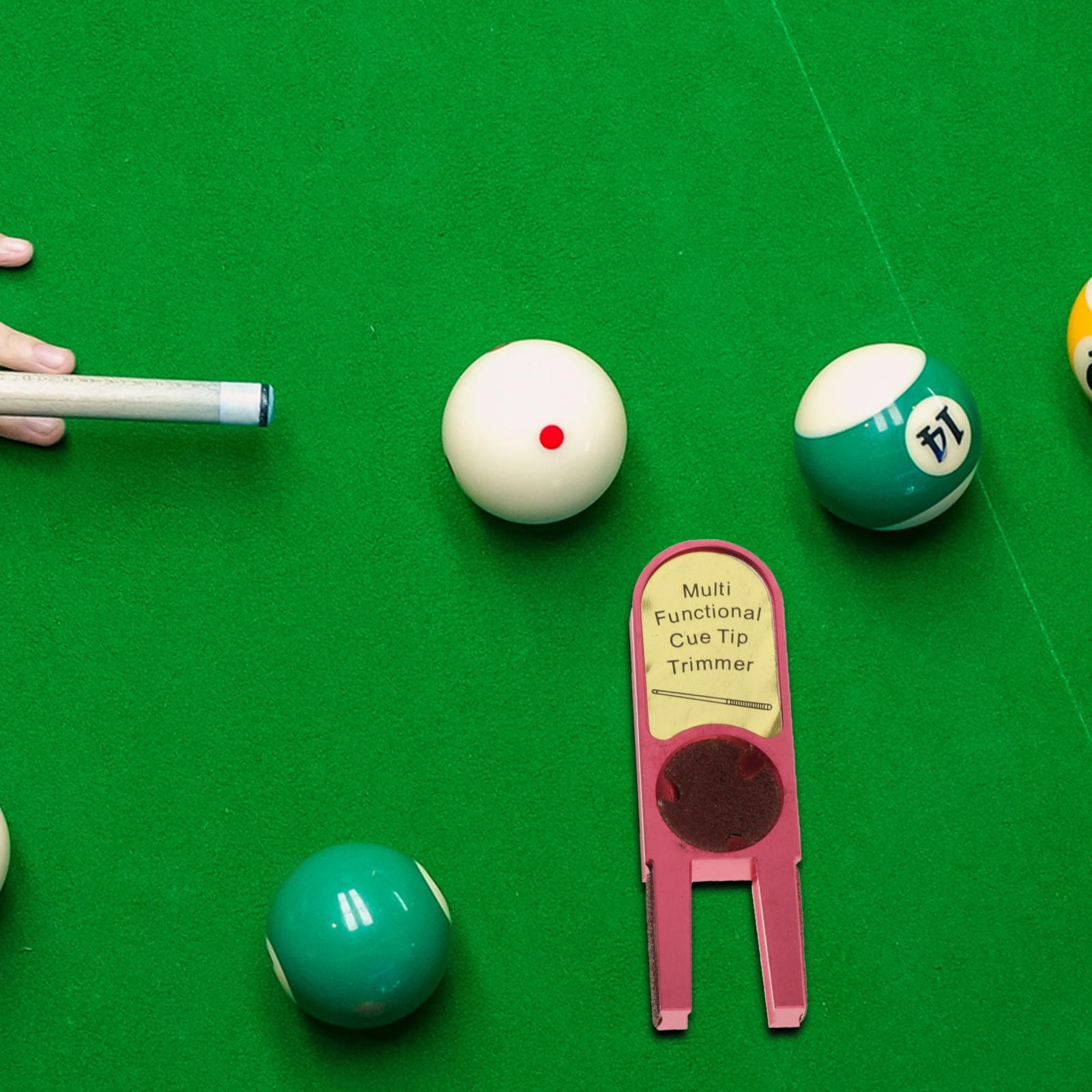 Premium Tip Scuffer Billiards Pool Burnisher Repair Tool Multifunctional Grinder