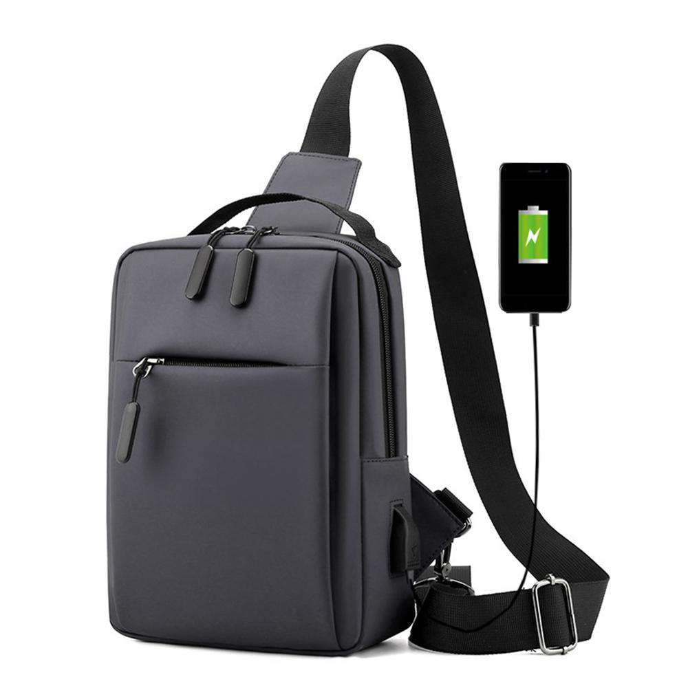 Túi Đeo Chéo Nam Bằng Nylon Chắc Chắn Có Thể Điều Chỉnh Độ Dài