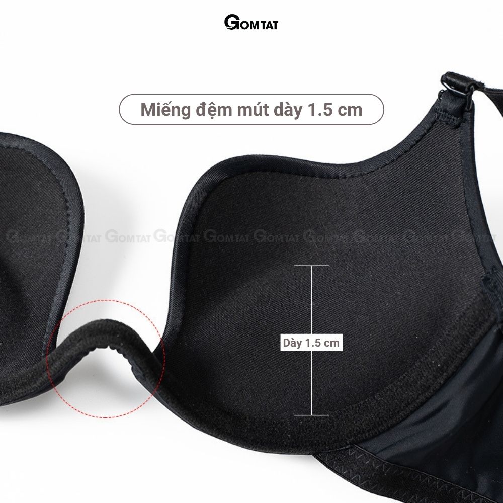 Áo ngực su có gọng GOMTAT đệm vừa 2,5cm thiết kế thời trang nâng đẩy tôn vòng 1 Mutiway - SA-7K