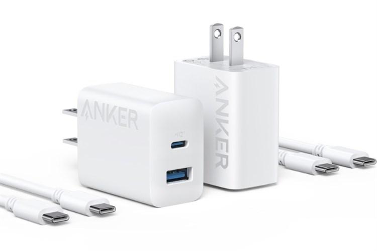 Củ sạc Anker 312 1C1A 20W (with USB-C Cable) Trắng (White) B2348 - Hàng Chính Hãng