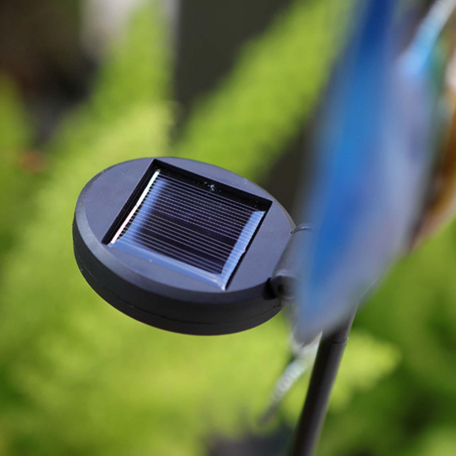 Solar Garden Lights Peacock Figurine Lights Garden Stakes Lamp for Pathway