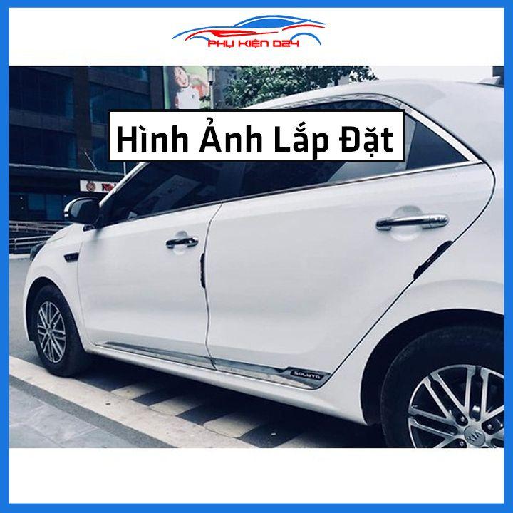 Bộ ốp nẹp sườn Soluto 2019-2020-2021-2022 mạ crom trang trí làm đẹp xe