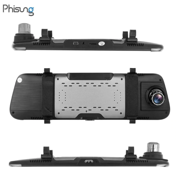 Camera hành trình dạng lắp gương hãng PhiSung E08-E/4G/Wifi/GPS/10'' cao cấp - Hàng Nhập Khẩu