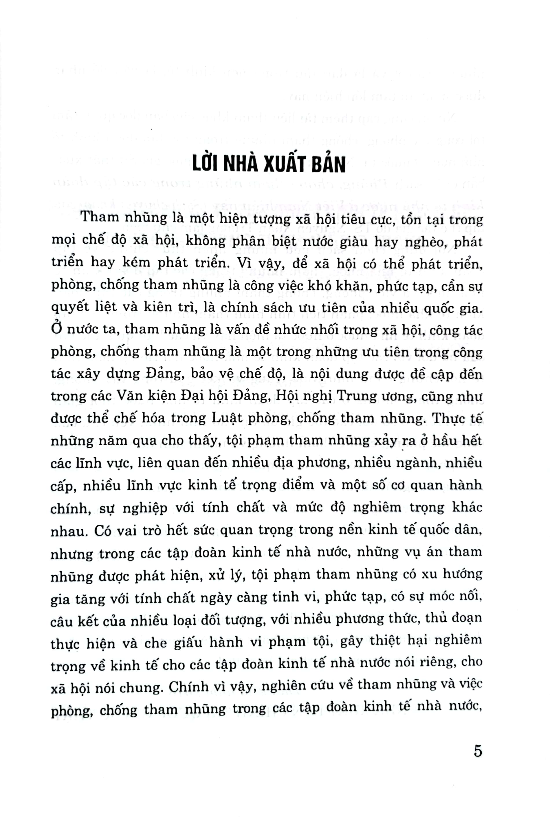 Phòng, chống tham nhũng trong các tập đoàn kinh tế nhà nước ở Việt Nam hiện nay