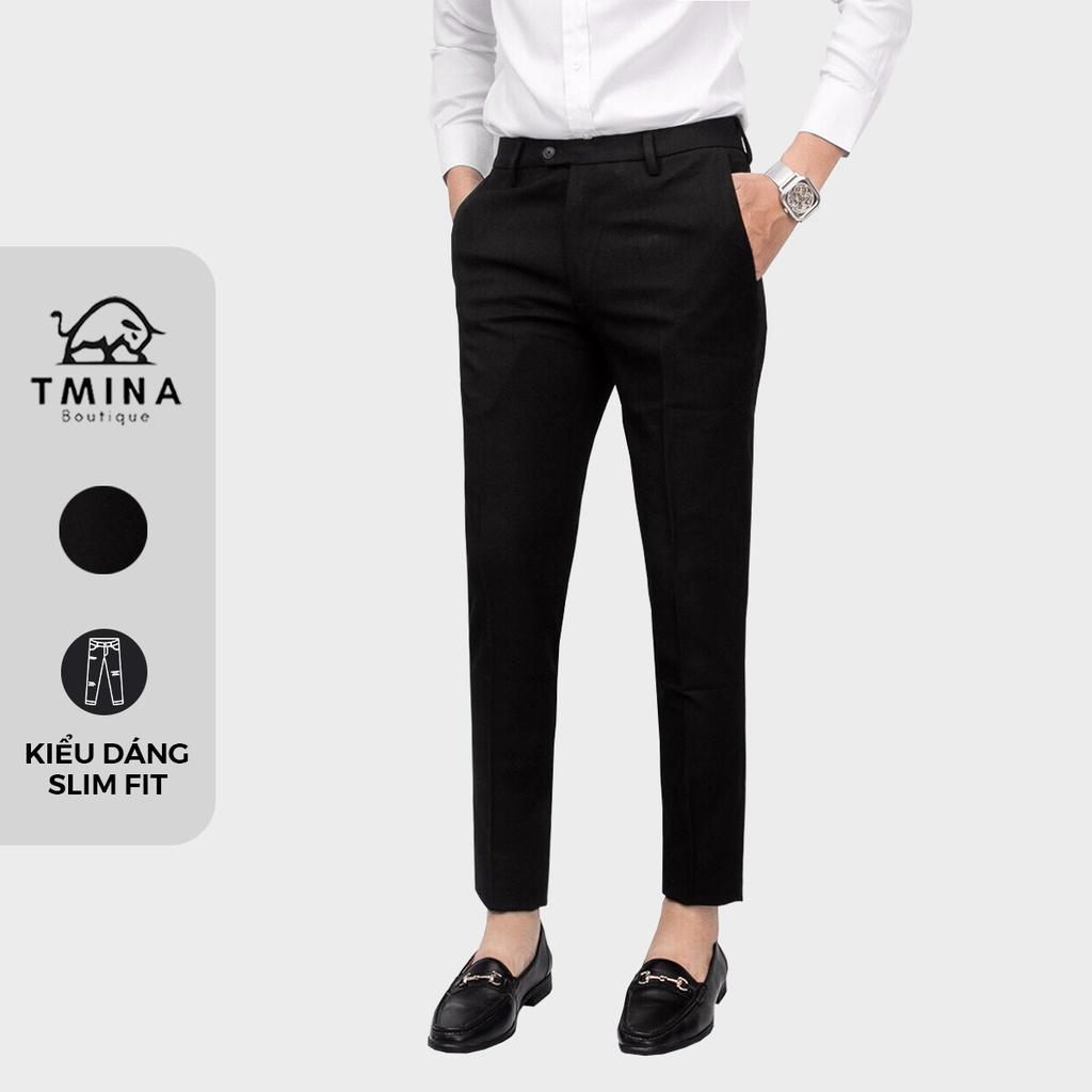 Quần âu nam TMINA kiểu dáng ông sở Slim Fit lịch lãm, nhiều màu sắc trẻ trung