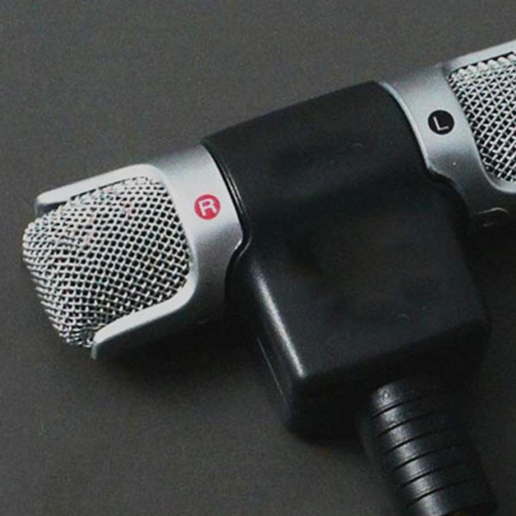 Mini 3.5mm Stereo Microphone Electret Condenser Microphone for Mobile Phone