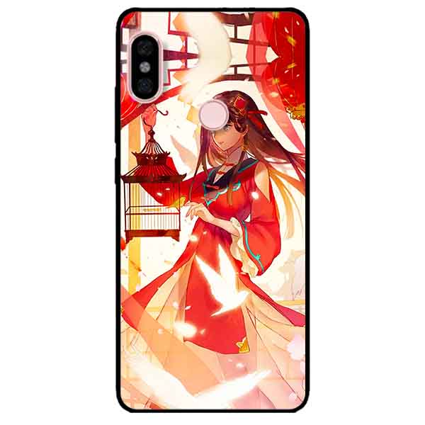 Ốp lưng in cho Xiaomi Redmi Note 5 Pro Mẫu Cô Gái Trung Hoa