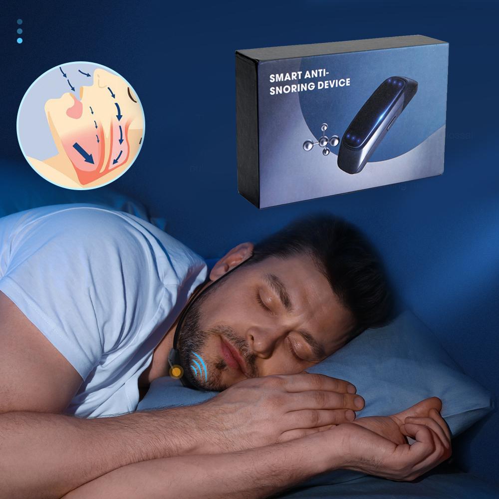 Thiết bị chống ngáy thông minh EMS Pulse Stop Snoring Solution Snore Sleep Apnea Aid Tiếng ồn Giảm ngủ Giấc ngủ Chăm sóc sức khỏe: Ngừng ngáy