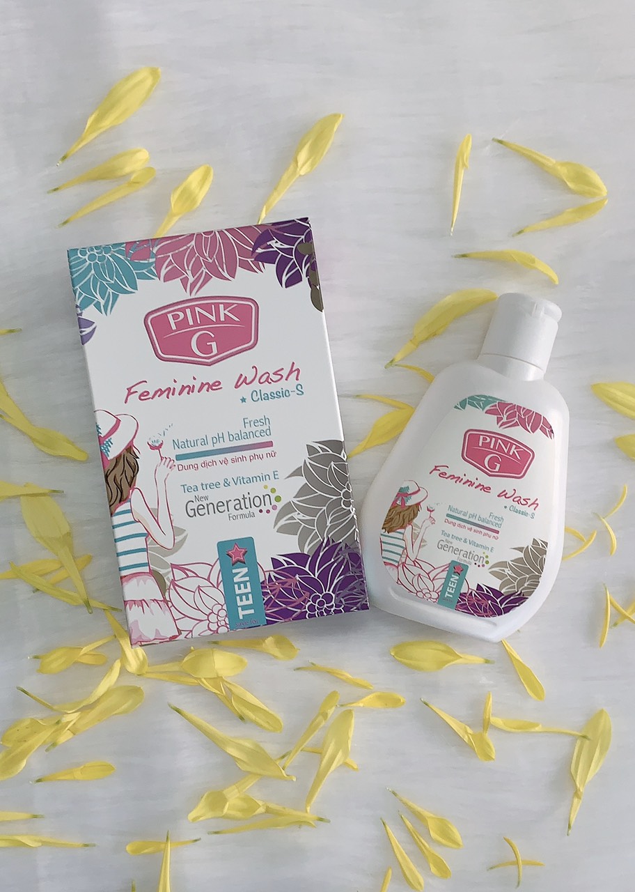 Thùng dung dịch vệ sinh Pink G giúp kháng khuẩn, mềm mịn