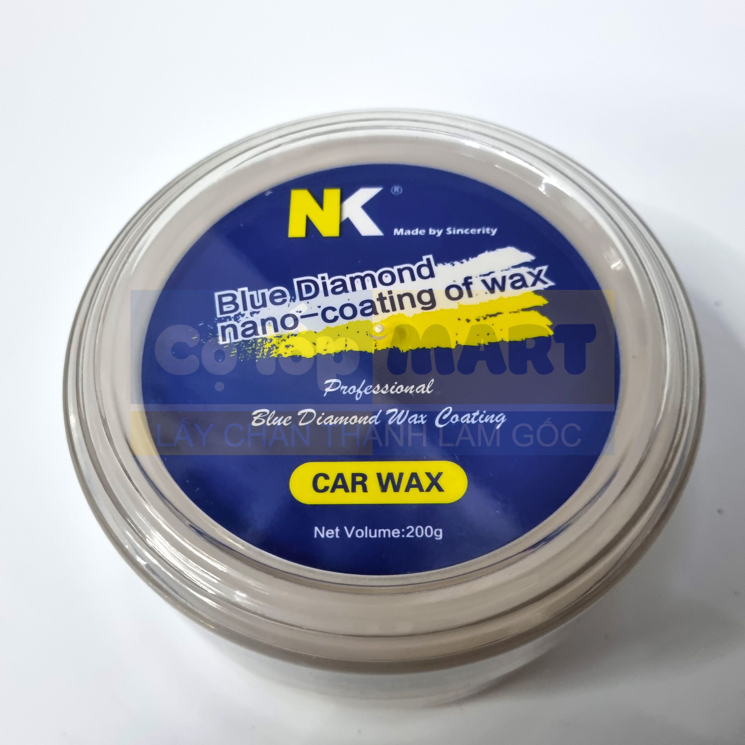 Sáp Dưỡng Blue Diamond Nano Wax NK - Dưỡng Bóng xe