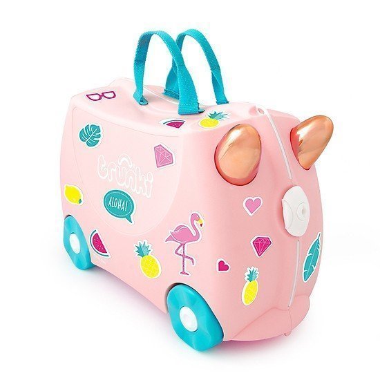 Vali trẻ em TRUNKI - Hồng hạc Flossi 0353-GB01